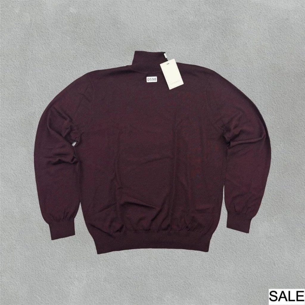 (598) Burgundy Suitsupply Turtleneck -  XXL - New With Tags, Kleding | Heren, Bergen op Zoom, Verzenden, Nieuw, Overige maten