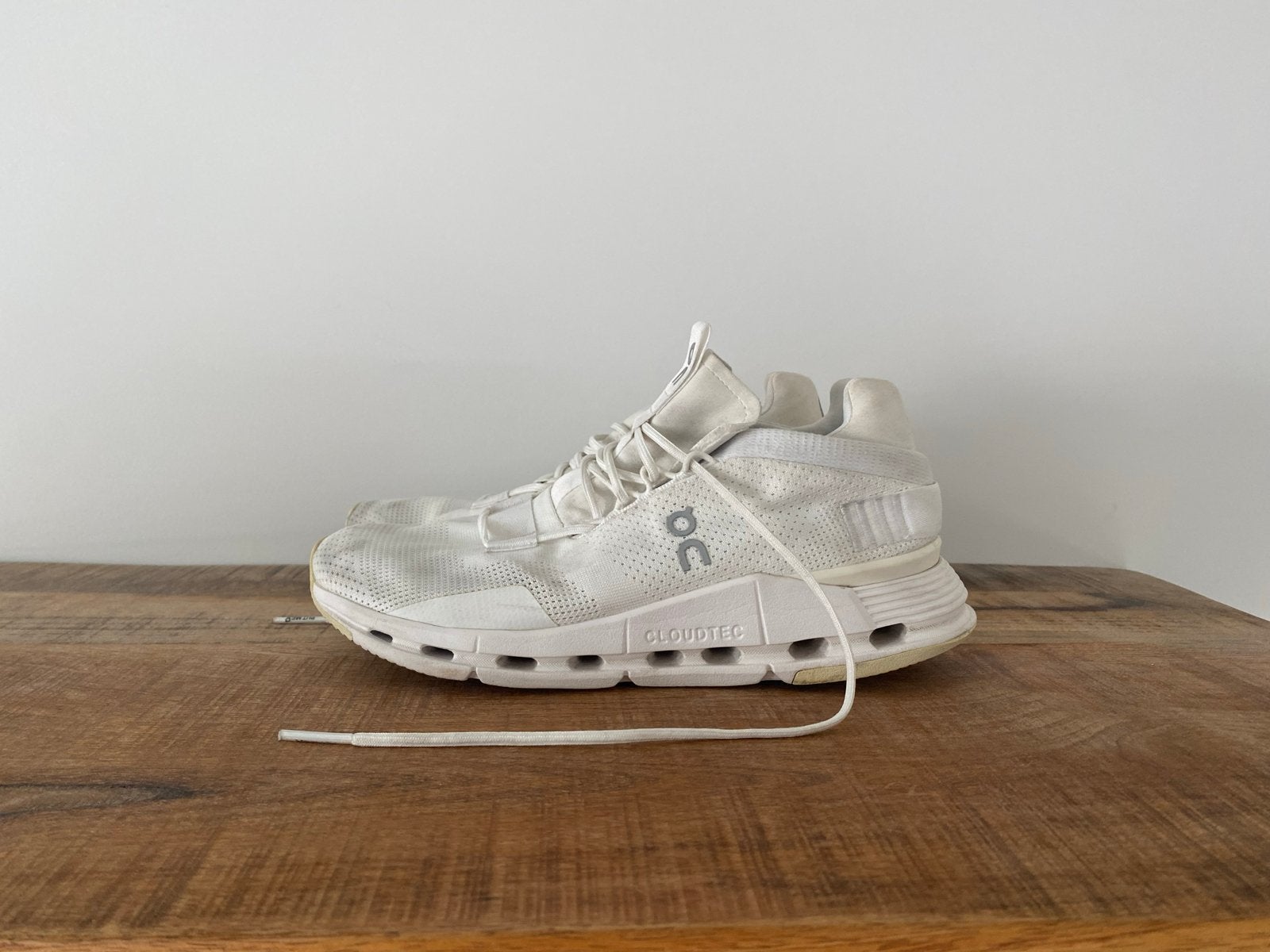 On Running sport schoenen hardloopschoen sneakers wit 39 40, Overige merken, Gebruikt, Hardloopschoenen, Ophalen of Verzenden