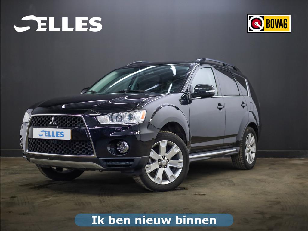 Mitsubishi Outlander 2.0 Edition Two | Trekhaak (bj 2012), Auto's, Mitsubishi, 4 cilinders, Zwart, Bedrijf, 1600 kg