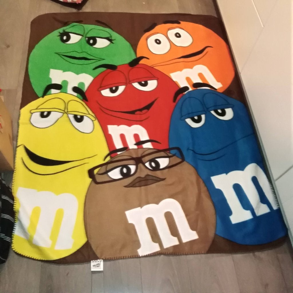 M&M's fleece dekentje, Verzamelen, Ophalen, Gebruikt, Gebruiksvoorwerp