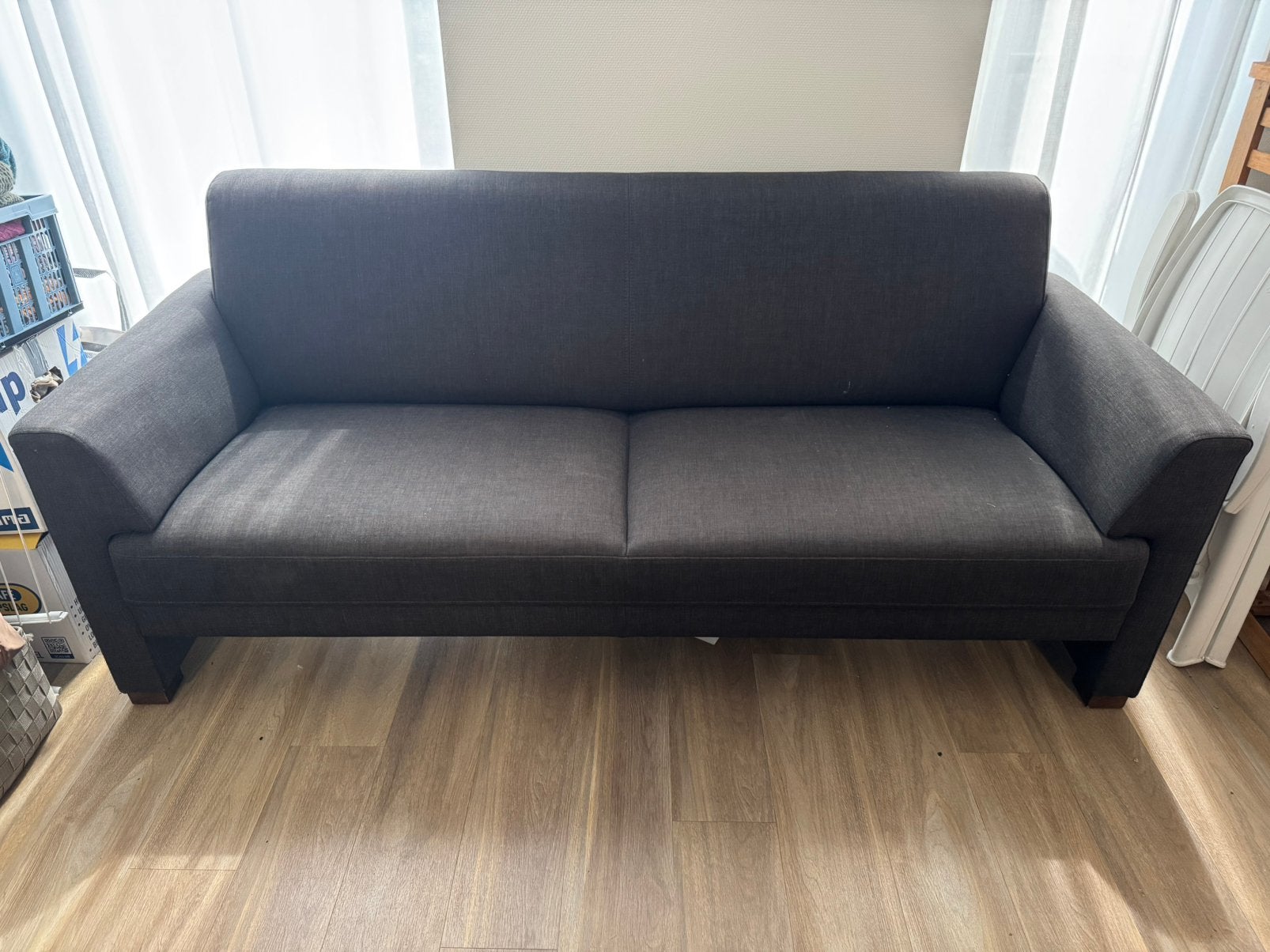 2,5 zits bank (ca 200cm), Ophalen, Tweepersoons, 75 tot 100 cm, Zo goed als nieuw