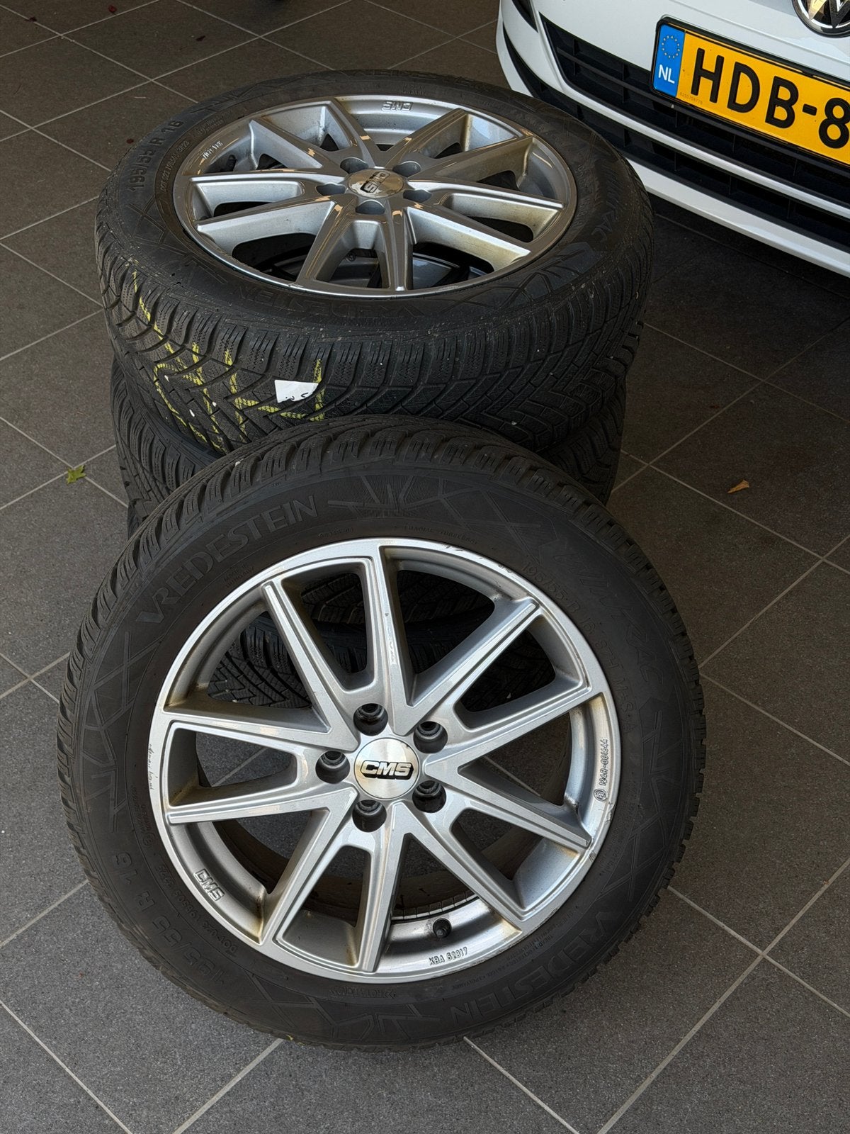 16 inch CMS velgen - goede winterset VW Polo etc!, Auto-onderdelen, Banden en Velgen, Ophalen, Gebruikt, Velg(en), 16 inch