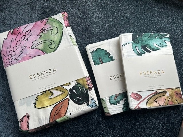 Essenza Dekbedovertrek 260 100% Satijn Katoen, Info@essenzahome.nl, Meerkleurig, Essenza, Dekbedovertrek