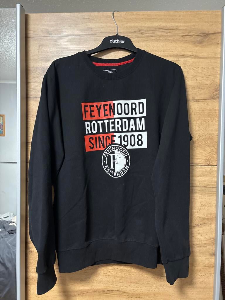 Feyenoord trui, Ophalen of Verzenden, Zo goed als nieuw, Maat 56/58 (XL), Zwart