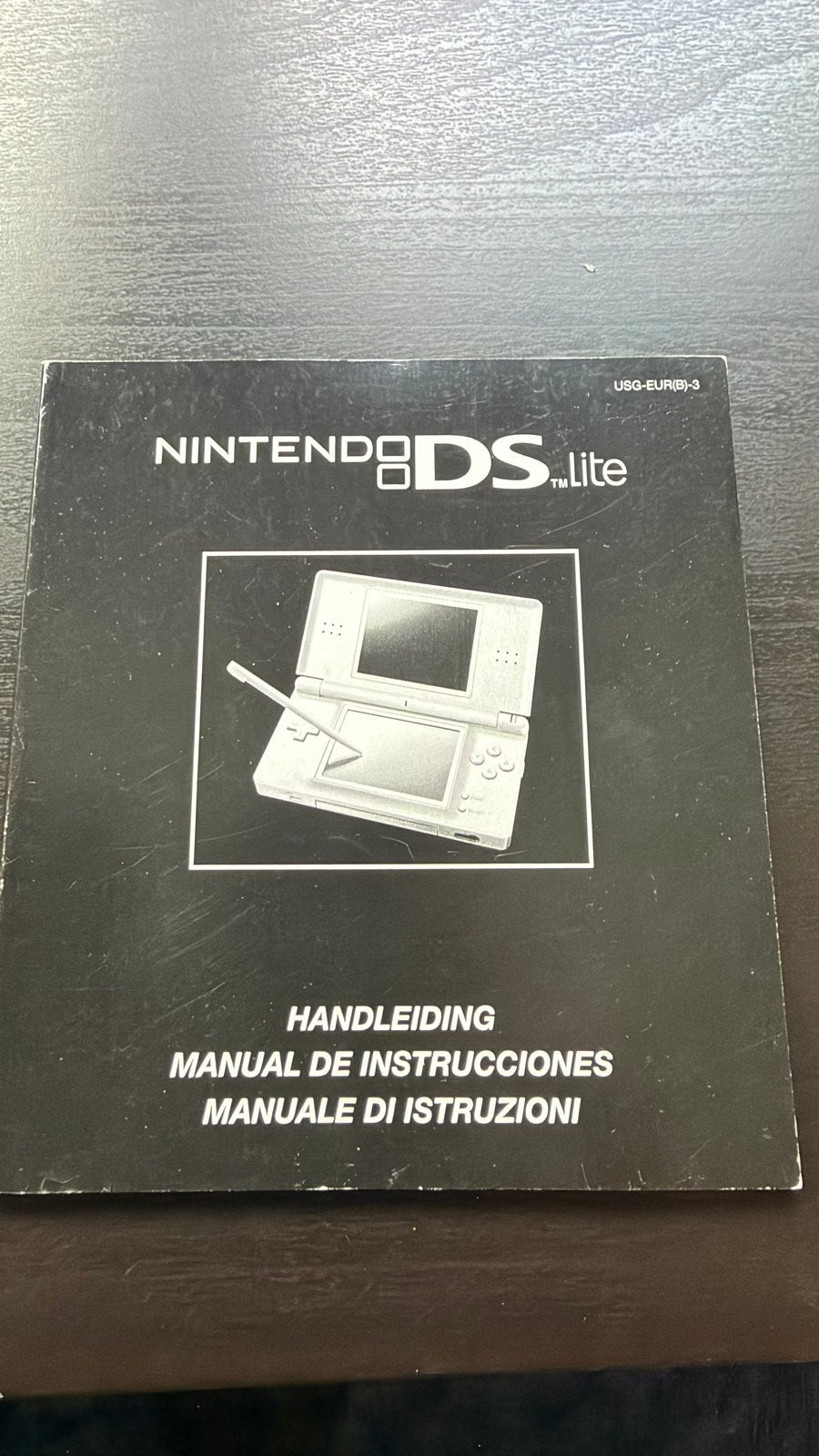 Nintendo DS Lite Handleiding - Nederlands, Spaans, Italiaans, Spelcomputers en Games, Ophalen of Verzenden, Gebruikt, DS Lite