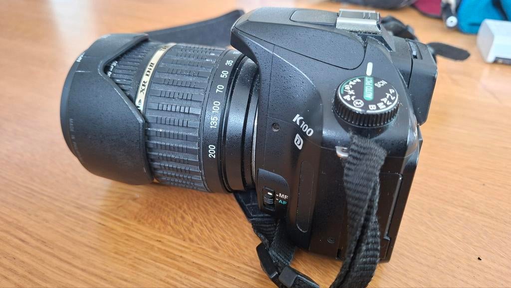 Pentax K100D spiegelreflexcamera, Audio, Tv en Foto, Fotocamera's Digitaal, Ophalen