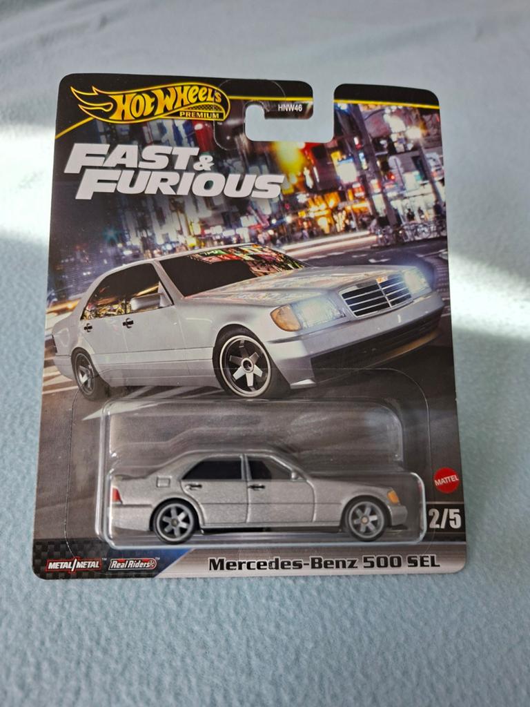 Hot Wheels Premium Fast & Furious Mercedes-Benz 500 SEL, Ophalen of Verzenden, Nieuw, Auto