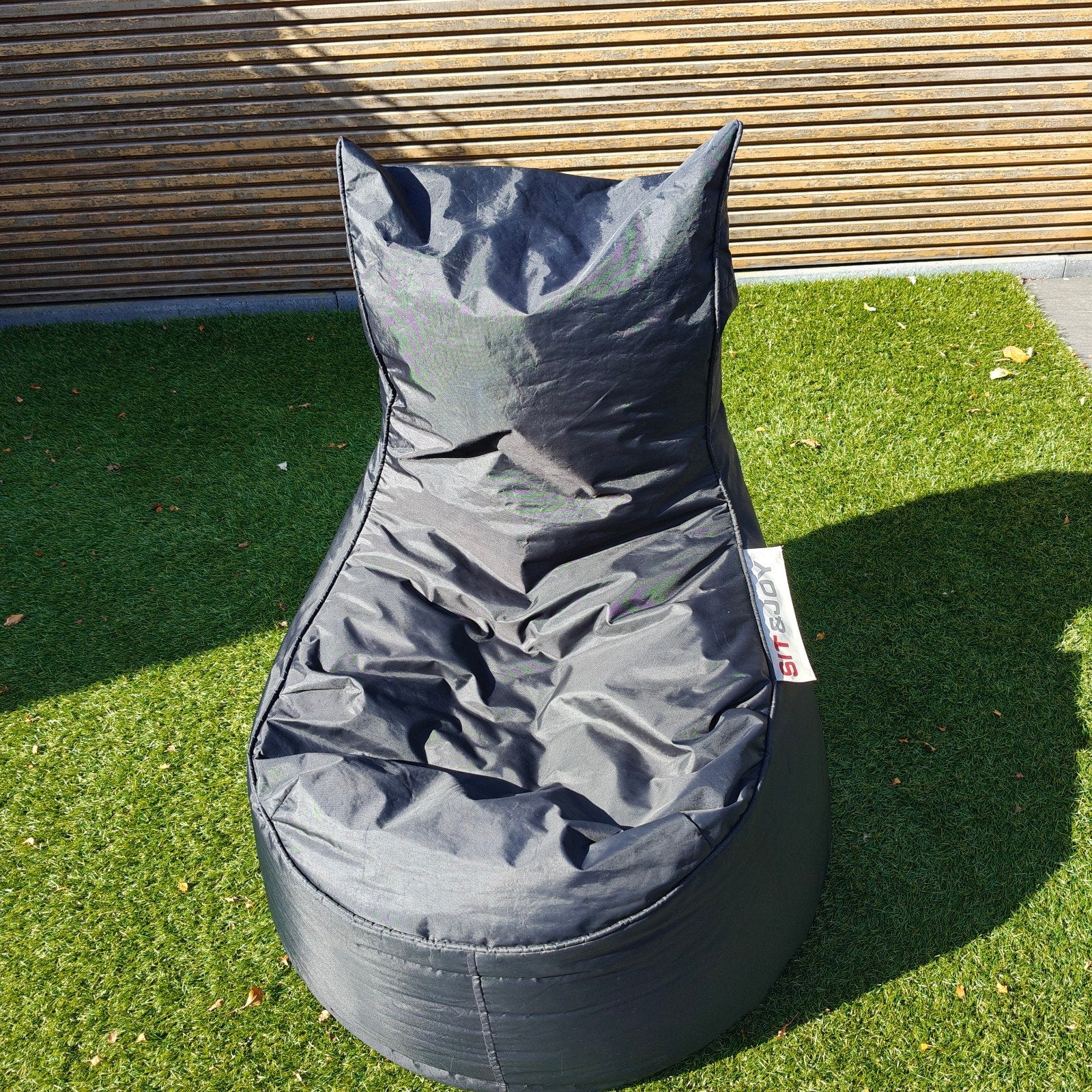 comfortabele zwarte Sit&Joy zitzak, Ophalen, Gebruikt, Zwart, Zitzak