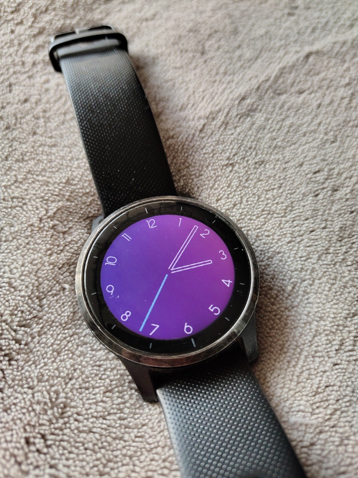Smartwatch Garmin vivoactive 4, Sieraden, Tassen en Uiterlijk, Ophalen of Verzenden, Gebruikt, Zwart, Android
