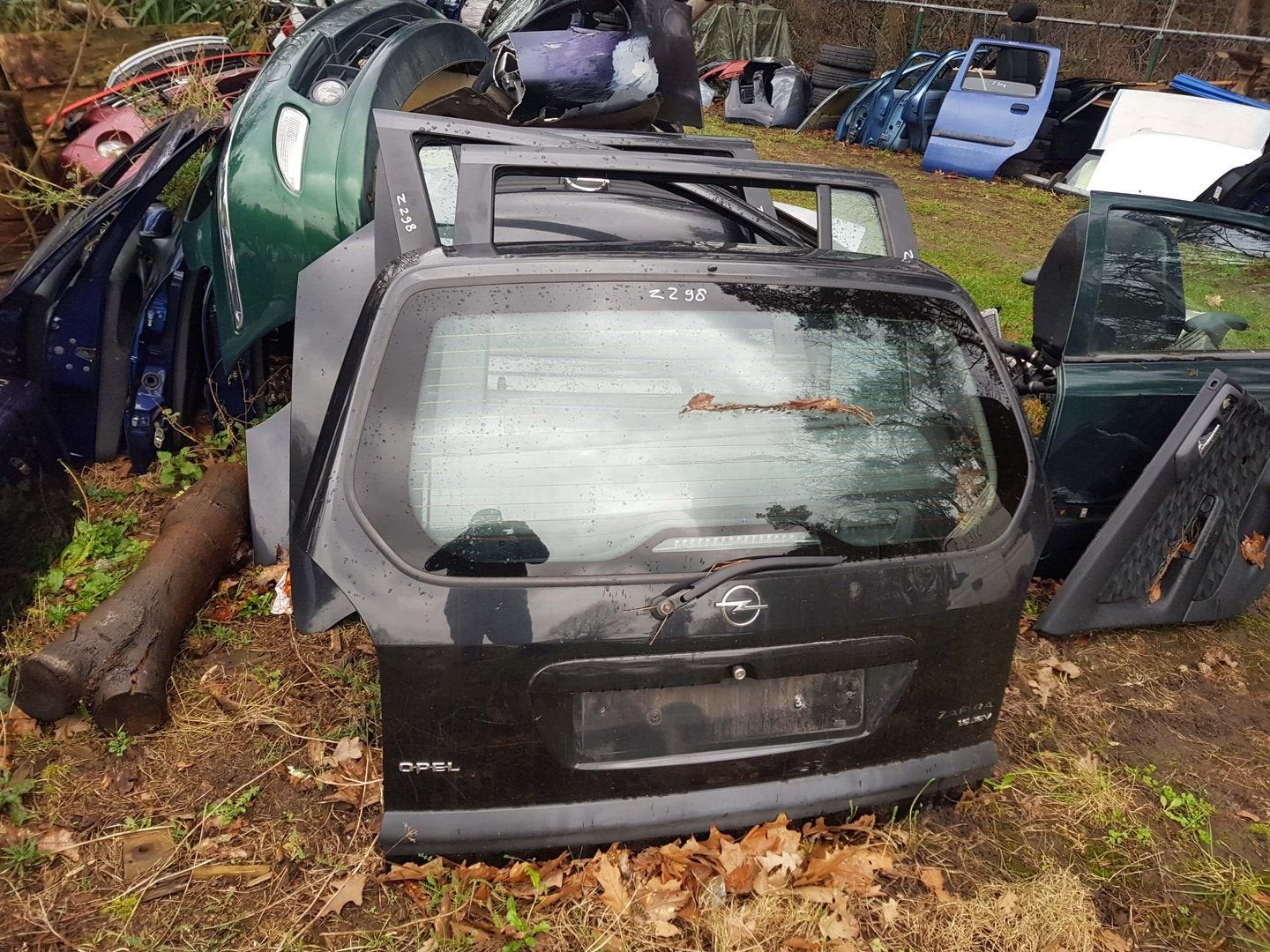 Opel Zafira A achterklep bj 2003, Gebruikt, -, Ophalen of Verzenden, Achter