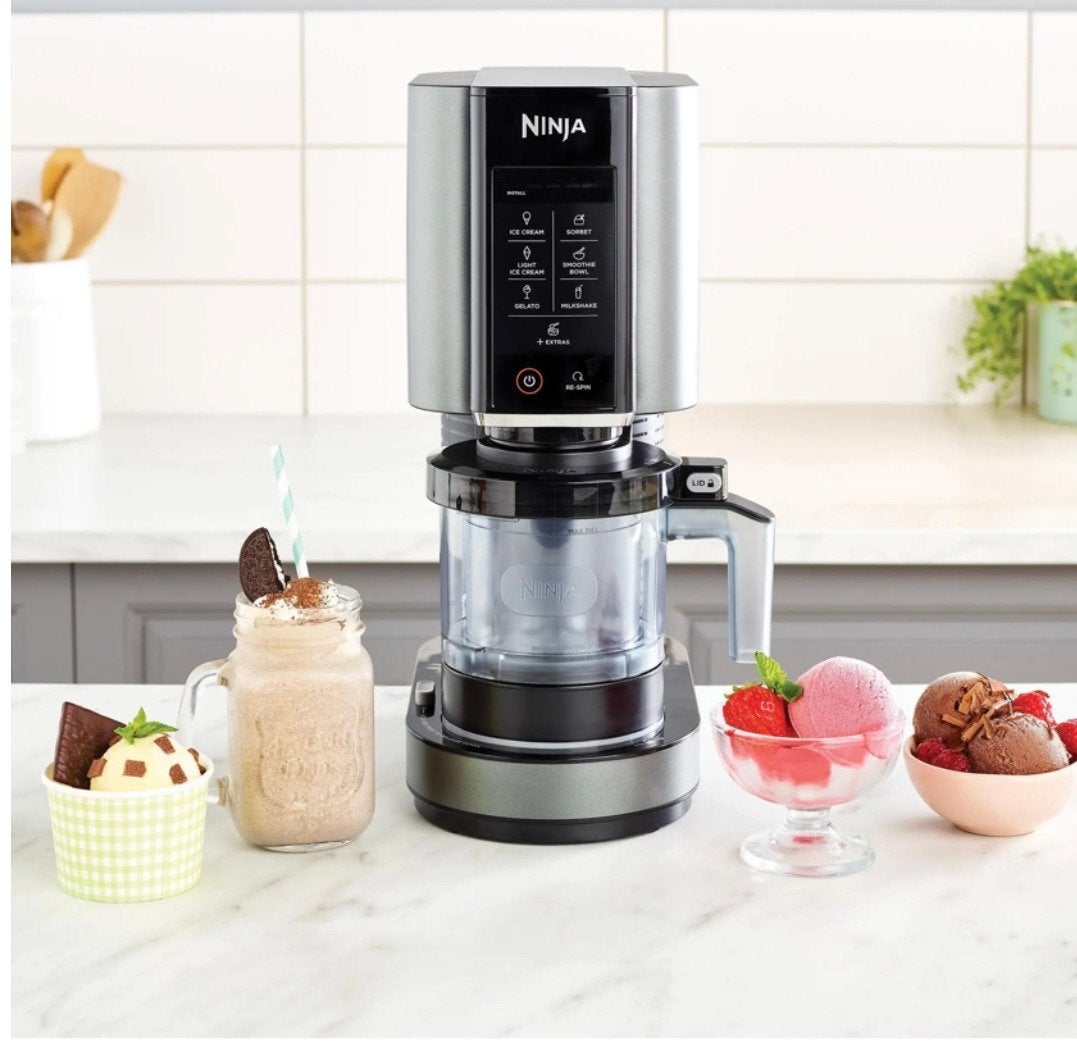 Ninja CREAMi 7-in-1 IJsmachine - Nieuwstaat, Witgoed en Apparatuur, Ophalen, Zo goed als nieuw, Zelfvriezend
