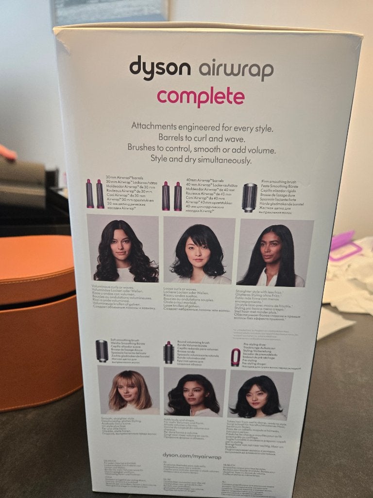 Dyson Airwrap Complete Roze, Sieraden, Tassen en Uiterlijk, Ophalen, Zo goed als nieuw, Krultang of Stijltang
