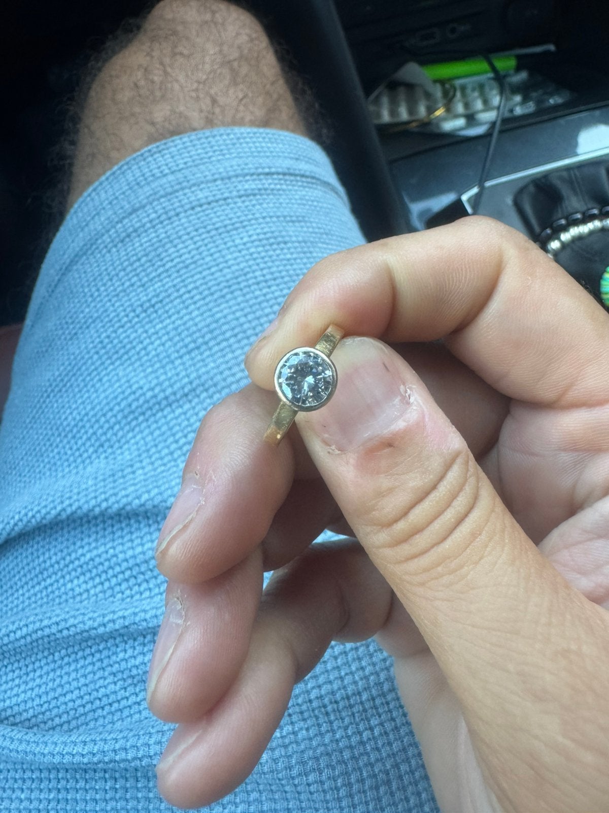 Ringen 1,02 carat goud, Ophalen of Verzenden, Zo goed als nieuw, Dame, Goud