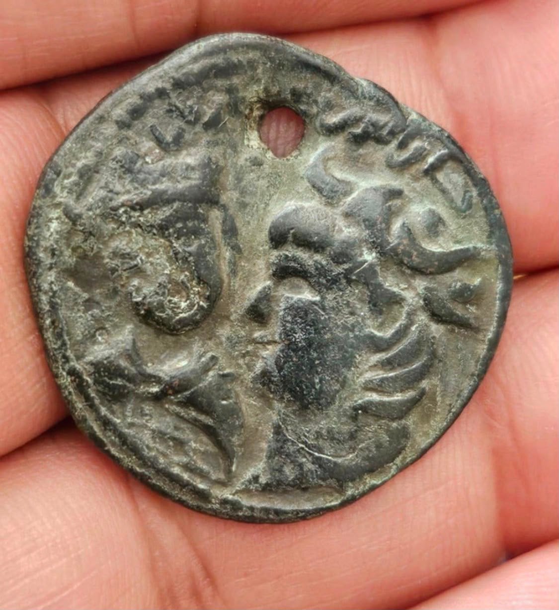 islamic turkije mardin artuqid munt met twee gezichte-1100, Ophalen of Verzenden, Overige landen