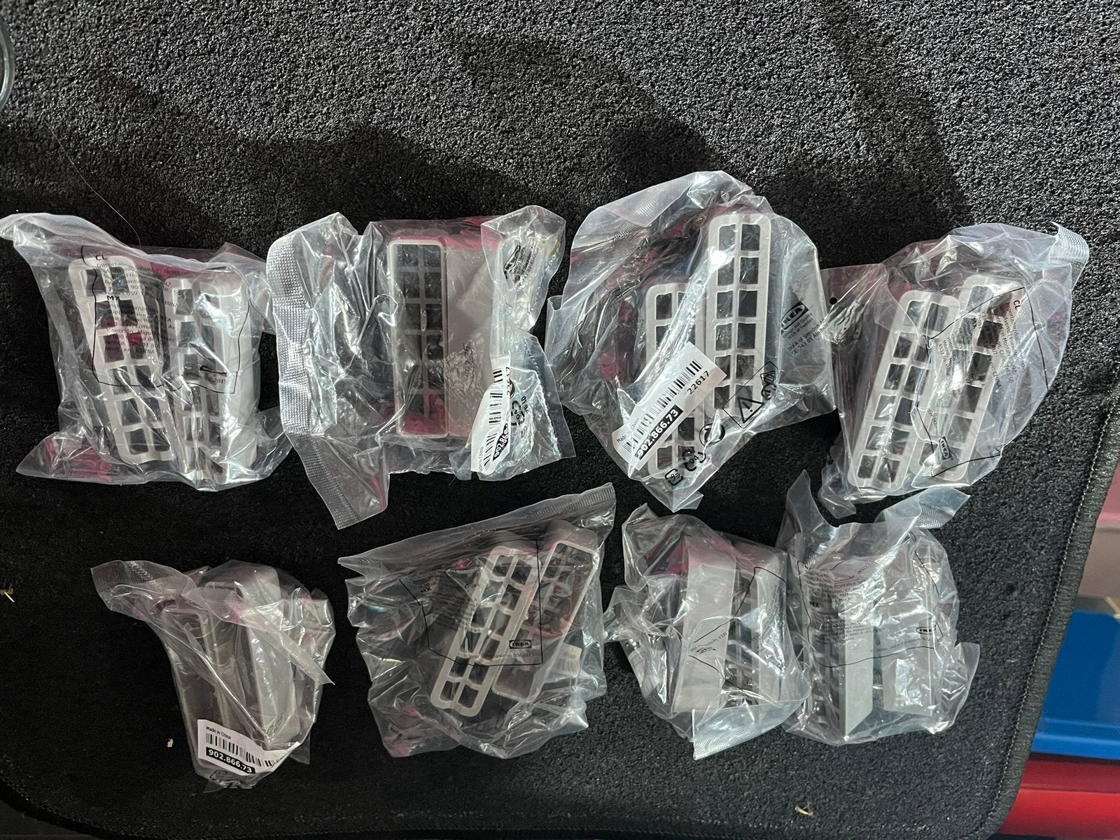 IKEA HEJNE eindbeschermers grijs – 8 sets nieuw, Ophalen of Verzenden, Nieuw