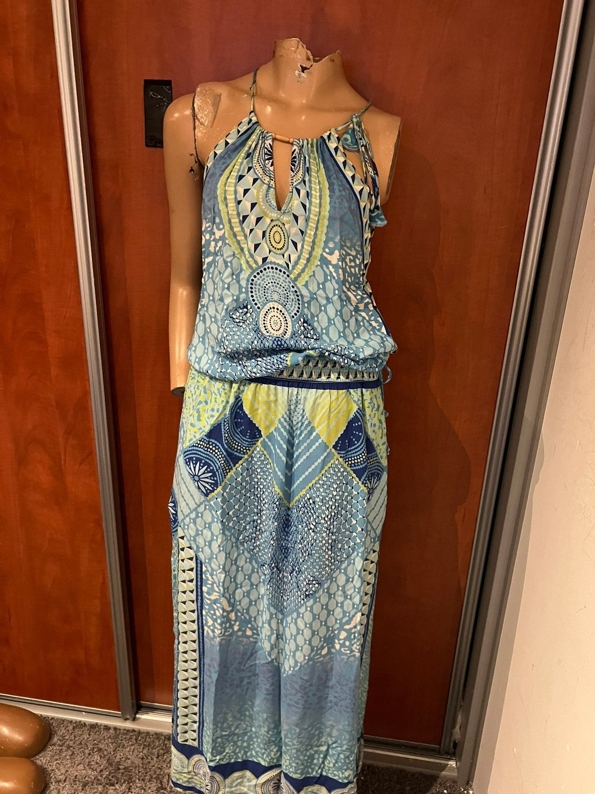 Hale Bob jurk met splitten maat S origineel Zgan, Blauw, R, B, T