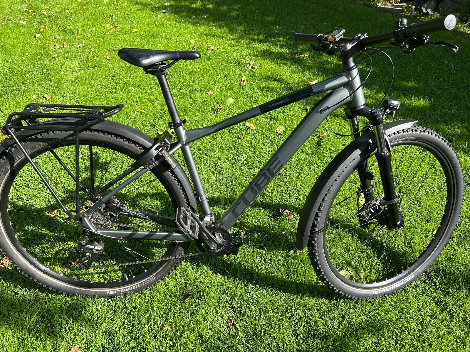 Cube Aim Race Allroad Flashgrey - Maat L 29 inch, Vering, Meer dan 20 versnellingen, Schijfrem, Ophalen