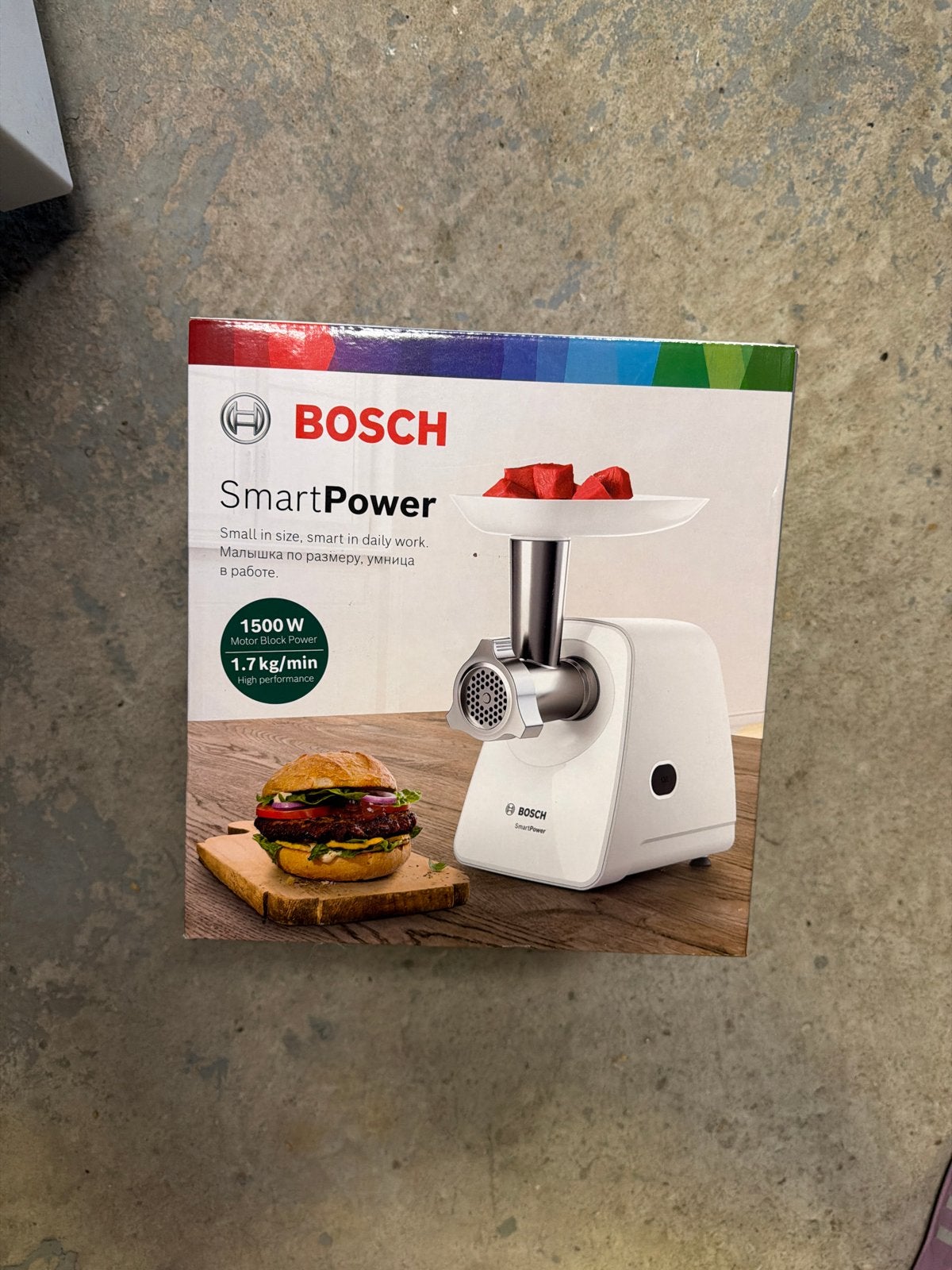 Bosch SmartPower Vleesmolen - Nieuw in doos, Witgoed en Apparatuur, Ophalen, Nieuw
