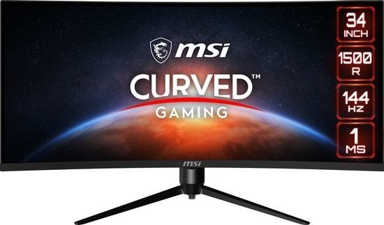 Foto 4 van MSI Curved Gaming Monitor 34 inch
