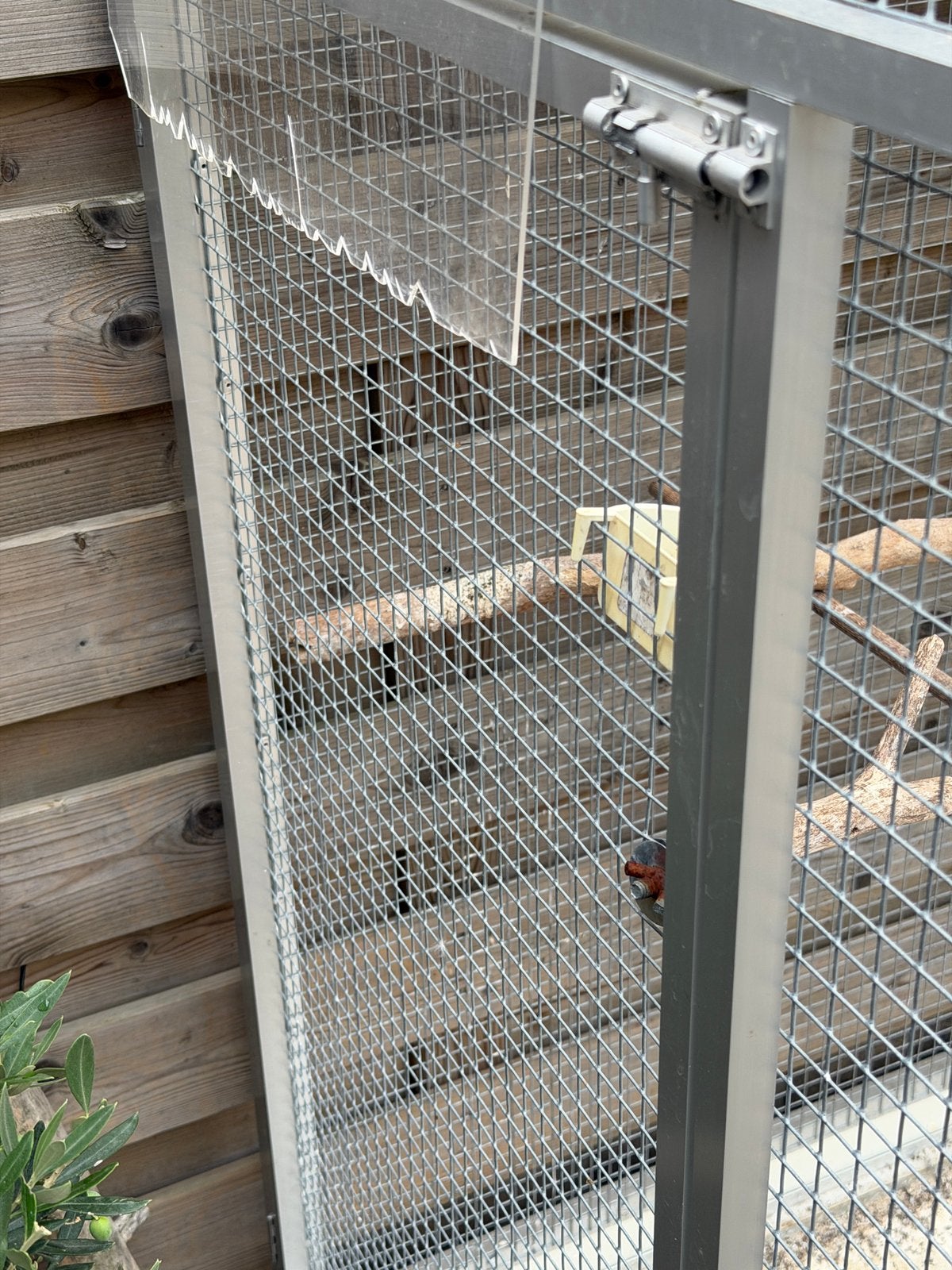 Vogel voliere aluminium, Dieren en Toebehoren, Ophalen, Zo goed als nieuw, Aluminium, Volière