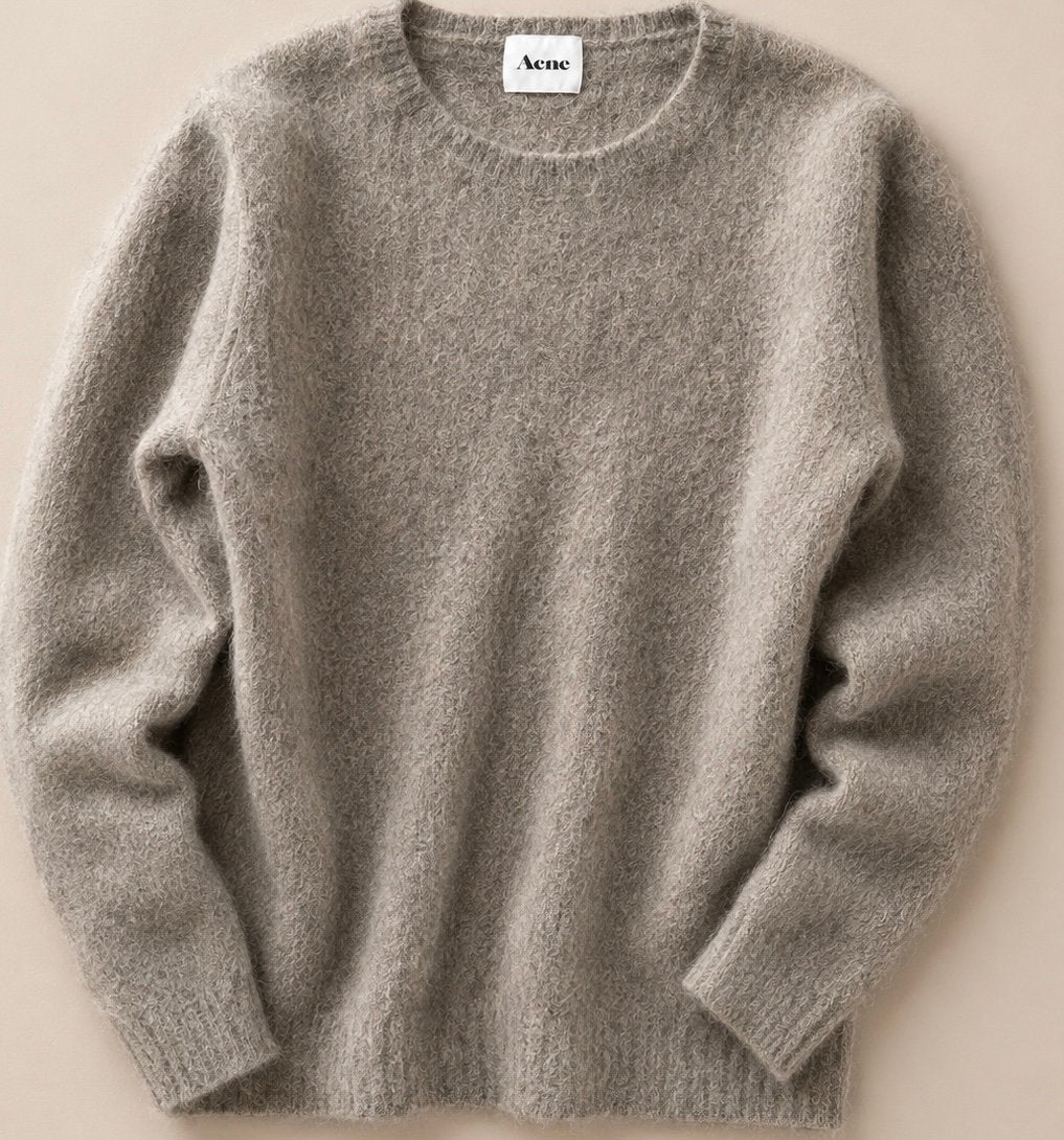 Acne mohair trui, Kleding | Dames, Truien en Vesten, Ophalen of Verzenden, Zo goed als nieuw, Maat 36 (S), Bruin