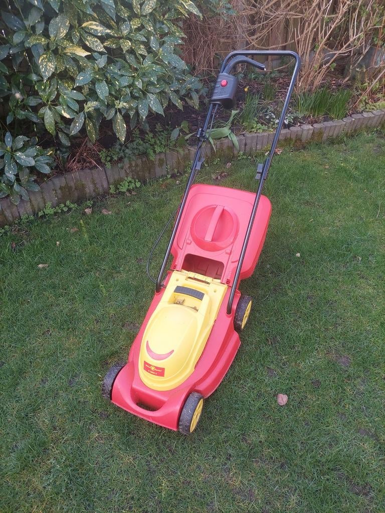 Grasmaaier, elektrische grasmaaier, Wolf Garten grasmaaier, Tuin en Terras, Grasmaaiers, Zo goed als nieuw, Ophalen
