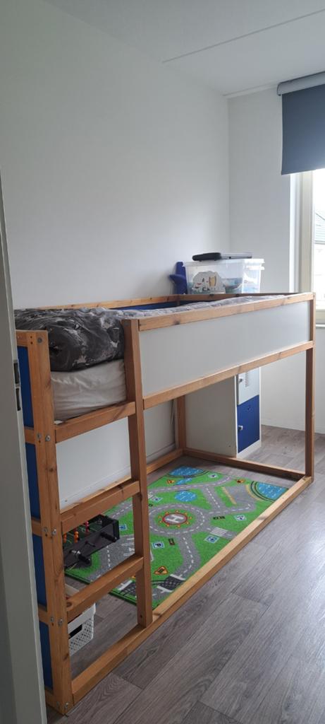 Ikea hoogslaper inclusief bedtent!, Kinderen en Baby's, Ophalen, Gebruikt, Hoogslaper