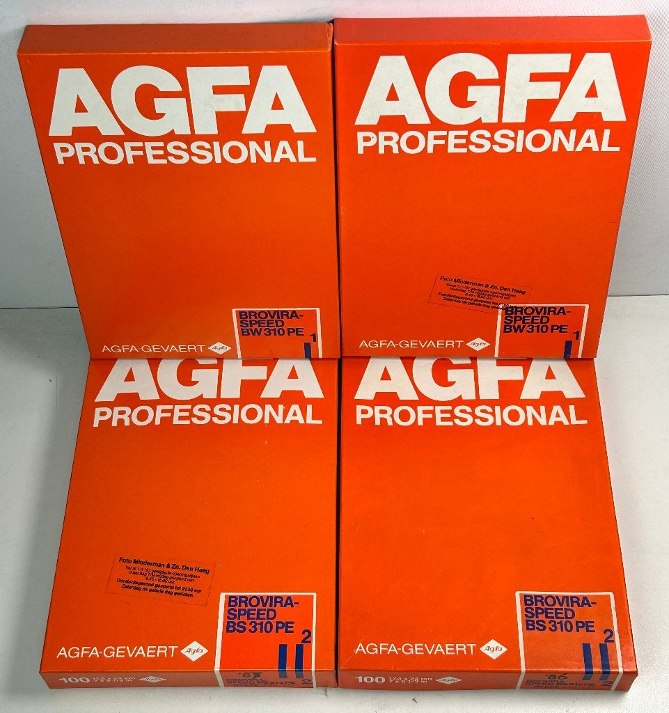 Partij Agfa Brovira Speed z/w Fotopapier - 4 dozen (400 vel), Zwart-wit fotopapier, Agfa, Ophalen of Verzenden, Zo goed als nieuw
