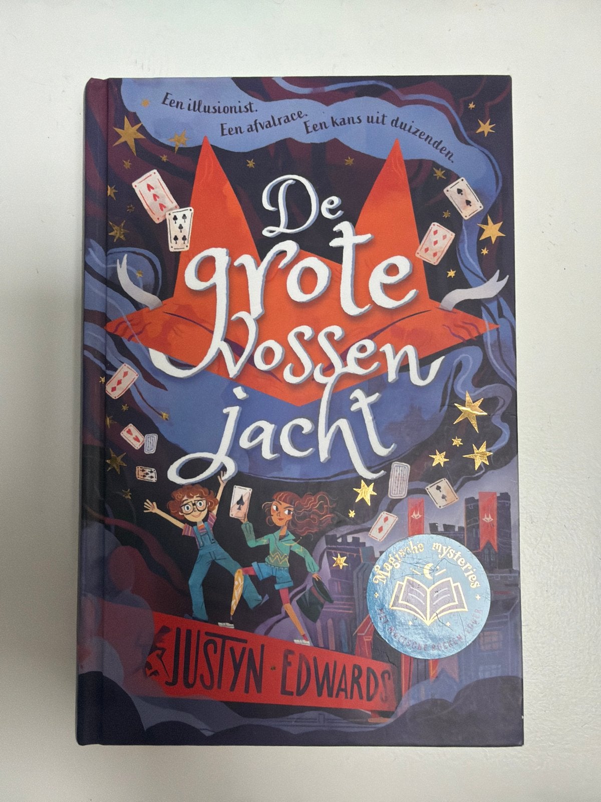 De Grote Vossenjacht - Justyn Edwards (Zo goed als nieuw), Ophalen of Verzenden, Zo goed als nieuw, Fictie