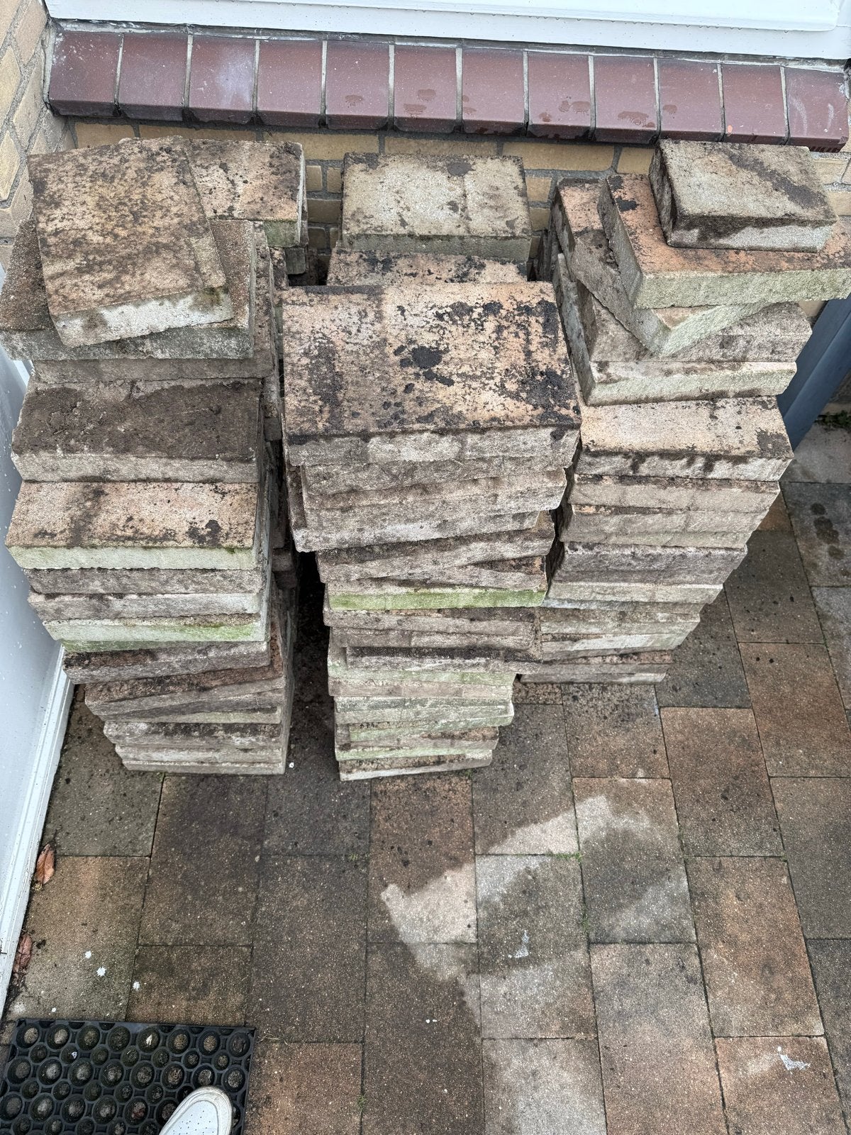 Gratis tuintegels af te halen (20x30 cm), Tuin en Terras, Ophalen of Verzenden, Gebruikt, Terrastegels