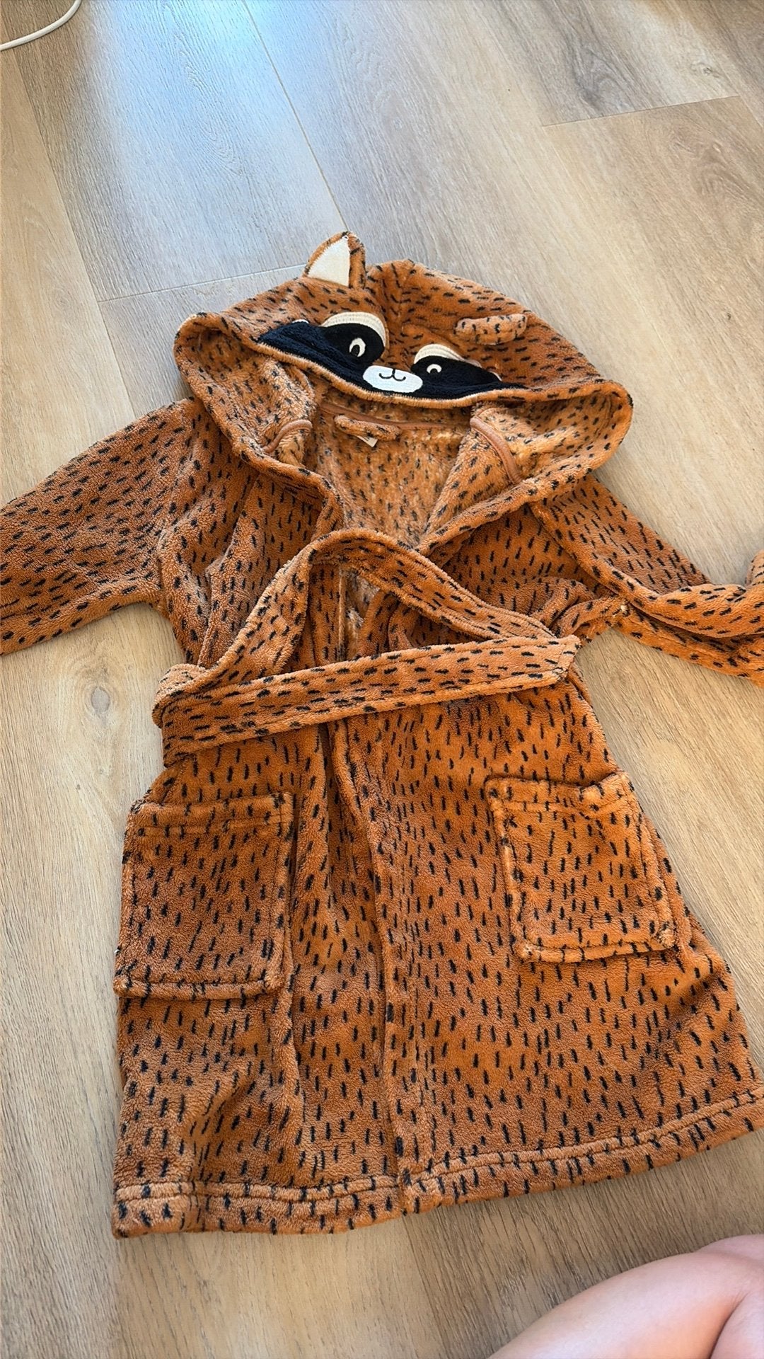 Badjas ochtendjas maat 98 104 Hema, Ophalen of Verzenden, Gebruikt, Jongen of Meisje, Nacht- of Onderkleding