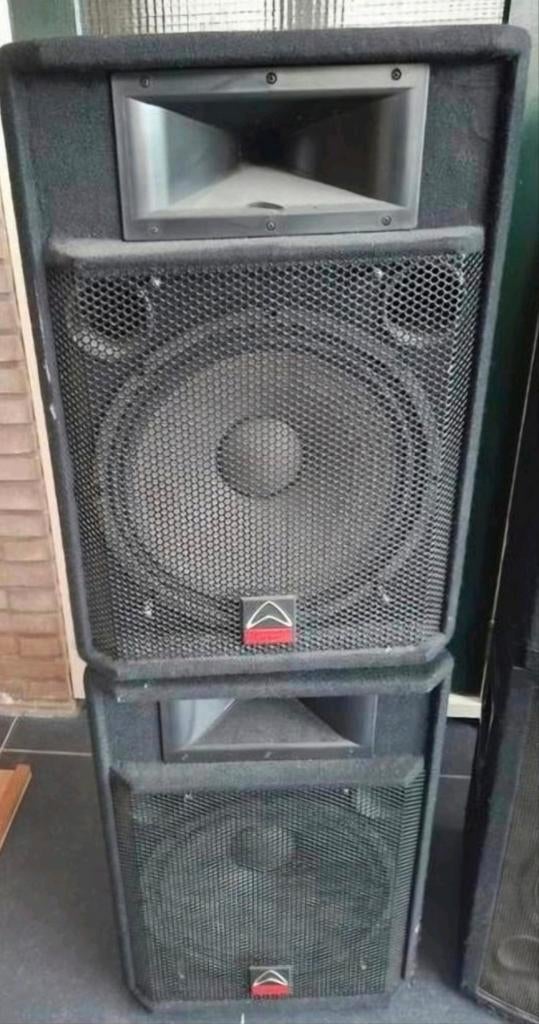 Wharfedale Pro EVP-S15 Speaker Boxen, Audio, Tv en Foto, Luidsprekers, Ophalen, Front, Rear of Stereo speakers, Overige merken