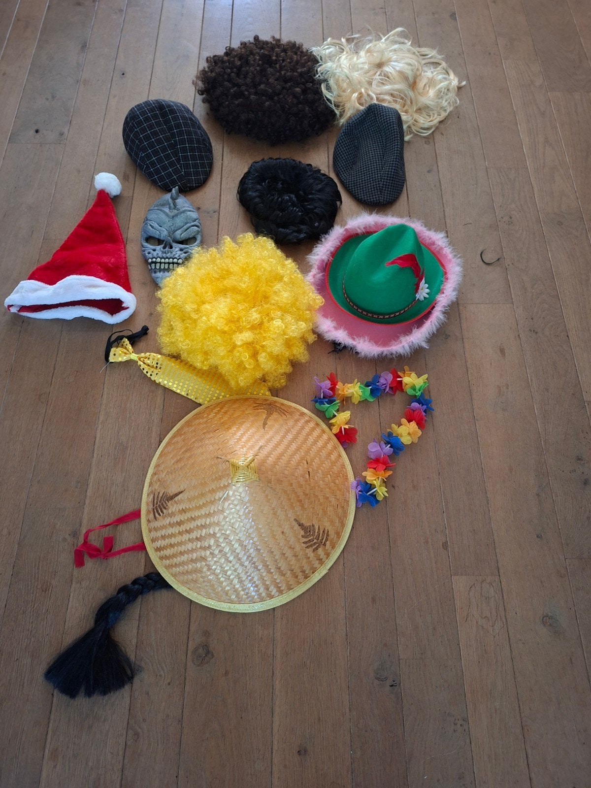 Feestartikelen en verkleedspullen: Hoeden, pruiken en meer, Ophalen of Verzenden, Gebruikt, Feestartikel, Carnaval