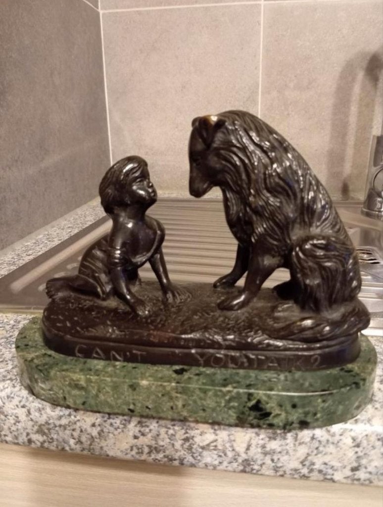 bronzen beeld, Ophalen of Verzenden, Brons