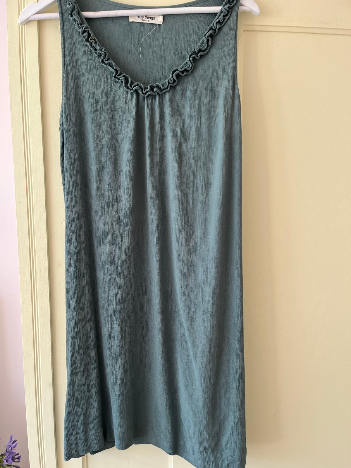 Leuke Nice things Paloma jurk maat 42, Verzenden, Maat 42/44 (L), Knielengte, Gedragen