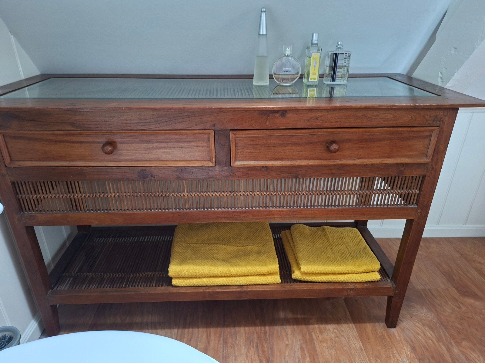 Vintage, bohemian, klassieke houten kastjes, Huis en Inrichting, Kasten | Ladekasten, Ophalen, Gebruikt, Vintage bohemian klassiek