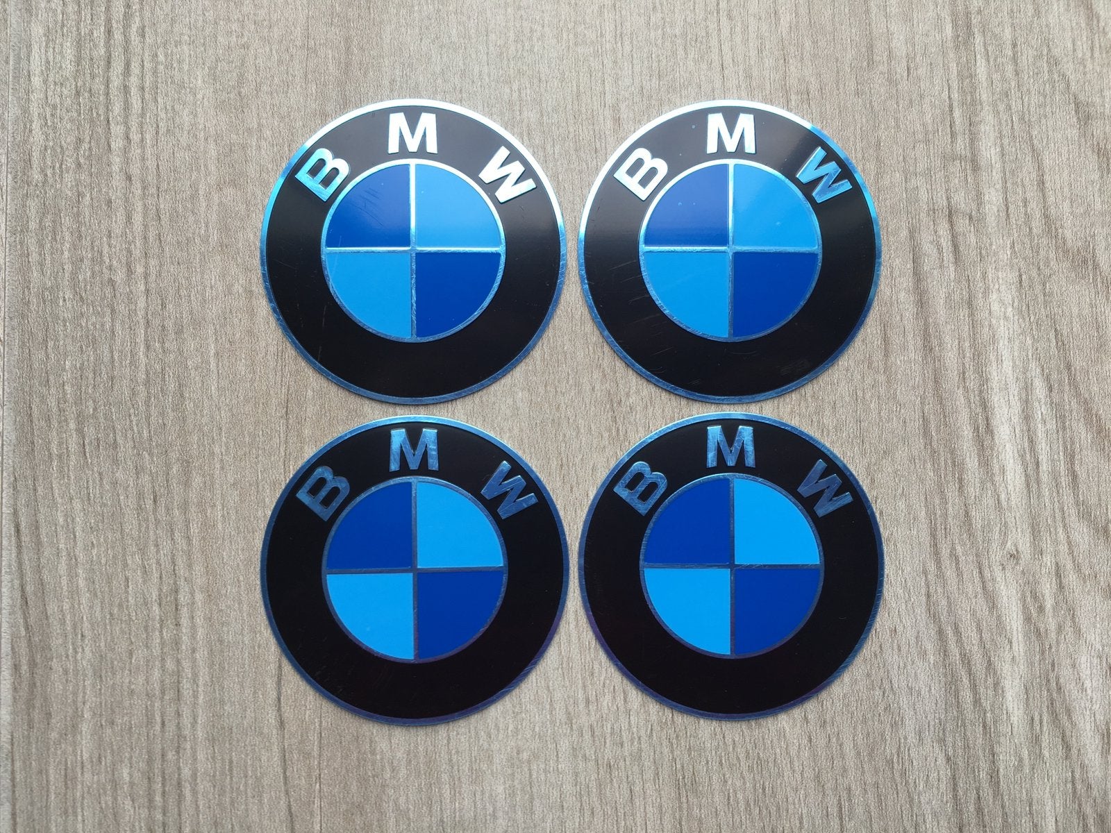 4 emblemen BMW origineel 70 mm wieldoppen naafdoppen nieuw, Ophalen of Verzenden