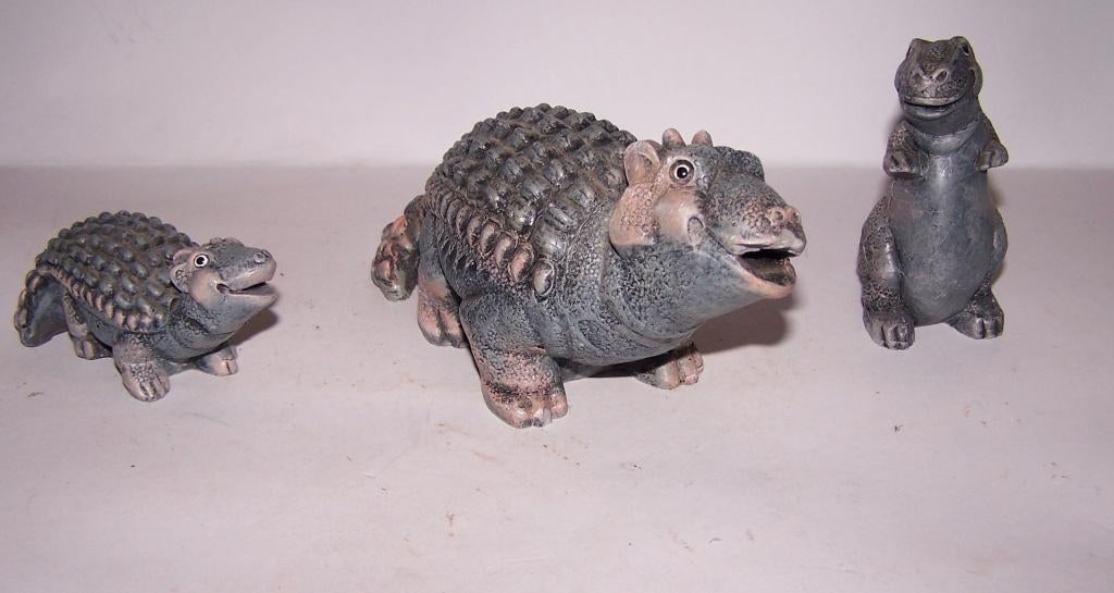 Gilde Handwerk. 3 Collector items Dinosaurussen. Nieuwstaat., Ophalen of Verzenden, Zo goed als nieuw, Dier