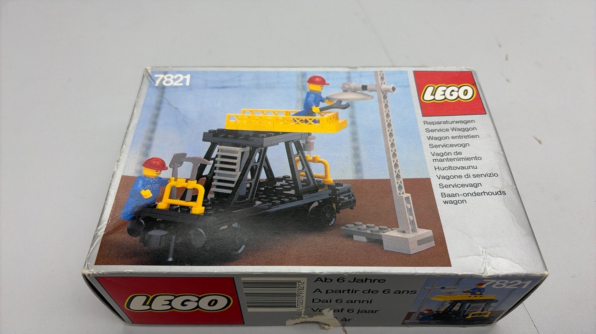 SB3049 Lego trein 7821 compleet + doos + boekje, Ophalen of Verzenden, Zo goed als nieuw