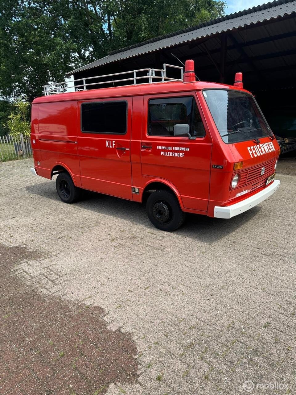Volkswagen LT 35 benzine 1982 brandweer wegenbelasting vrij, Achterwielaandrijving, Overige carrosserieën, Volkswagen, Bedrijf