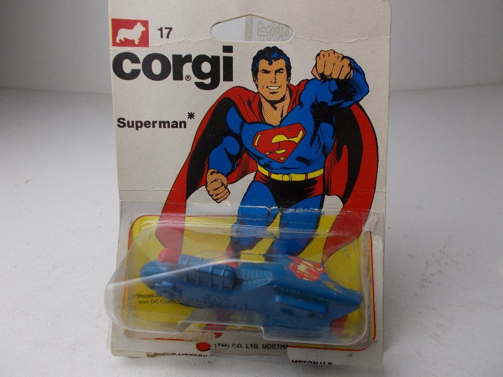 1979 Corgi Juniors Nr. 11 SUPERMAN SUPERMOBILE (B) Op Kaart!