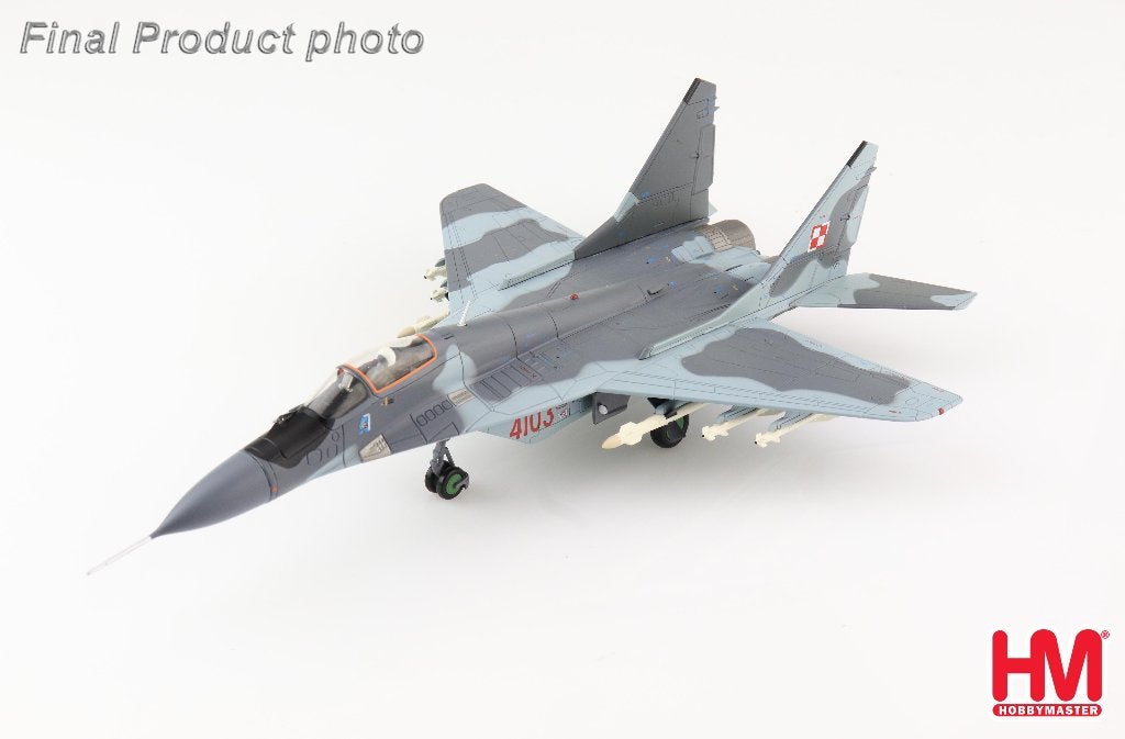 Mikoyan-Gurevich MiG-29G Polish Air Force Hobbymaster HA6516, Verzenden, Nieuw, Military-Models VJ Mendelssohnstraße 29 info@military-models-vj.de
