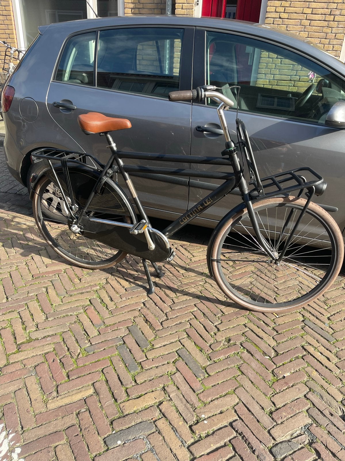 Nette Cortina herenfiets met 3 versnellingen en slot, Terugtraprem, Gebruikt, Versnellingen, 57 tot 61 cm