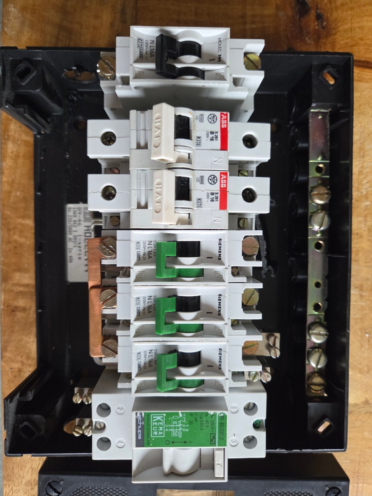 Holec Groepenkast met Siemens en ABB componenten, Ophalen of Verzenden, Gebruikt, ABB, Groepenkast