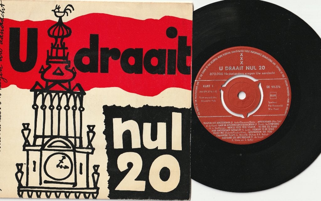 Amsterdam Promo vinyl EP -U Draait Nul 20 - 1960, Ophalen, Gebruikt, EP, EP