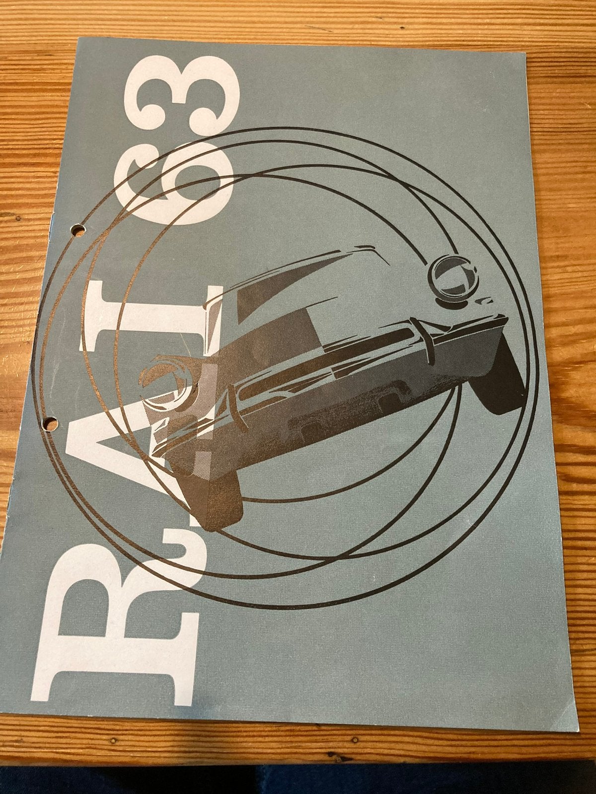 RAI 1963 folder vsn de citroen ID19 ,ID19F , DS 19 ., Ophalen of Verzenden, Zo goed als nieuw, Citroën