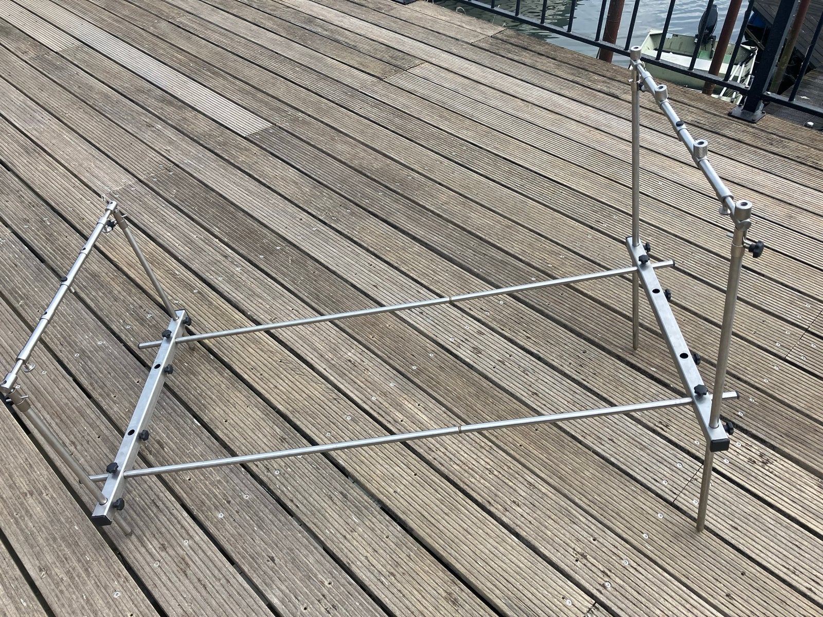 RVS Rodpod voor 4 Hengels, Ophalen, Zo goed als nieuw, Overige typen