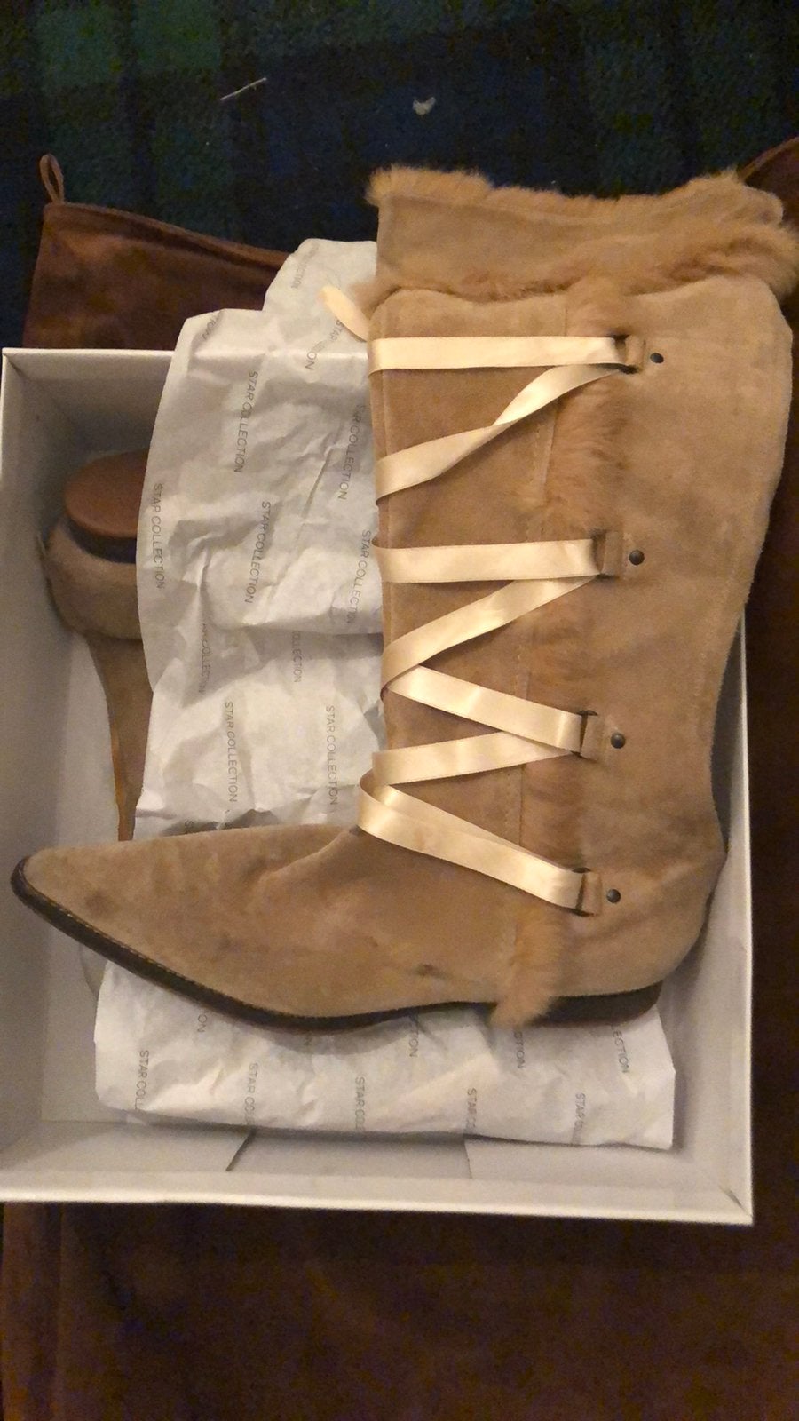 Exclusief Ellie Goulding Star Collection Laarzen -mt 39, Hoge laarzen, Beige, ELLY GOULD, Ophalen of Verzenden