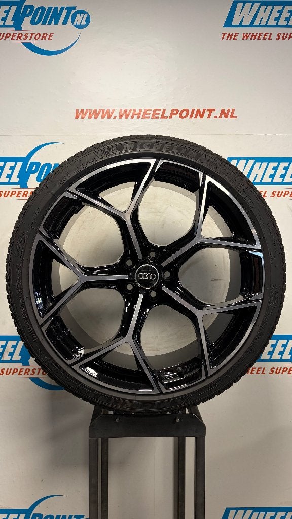 21" GMP Velgen Audi A6 S6 C8 5x112 Winterbanden, Gebruikt, 255 mm, Banden en Velgen, Personenwagen