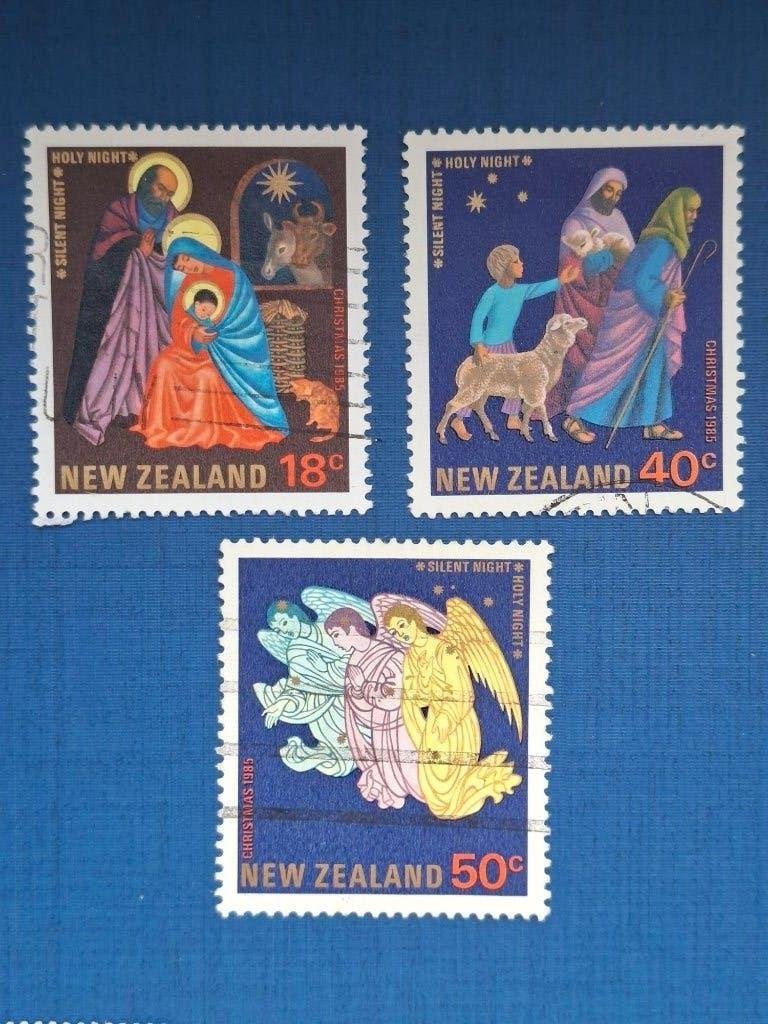 Postzegel Nieuw Zeeland 1985 Serie Kerstzegels 23-07, Postzegels en Munten, Ophalen of Verzenden, Gestempeld